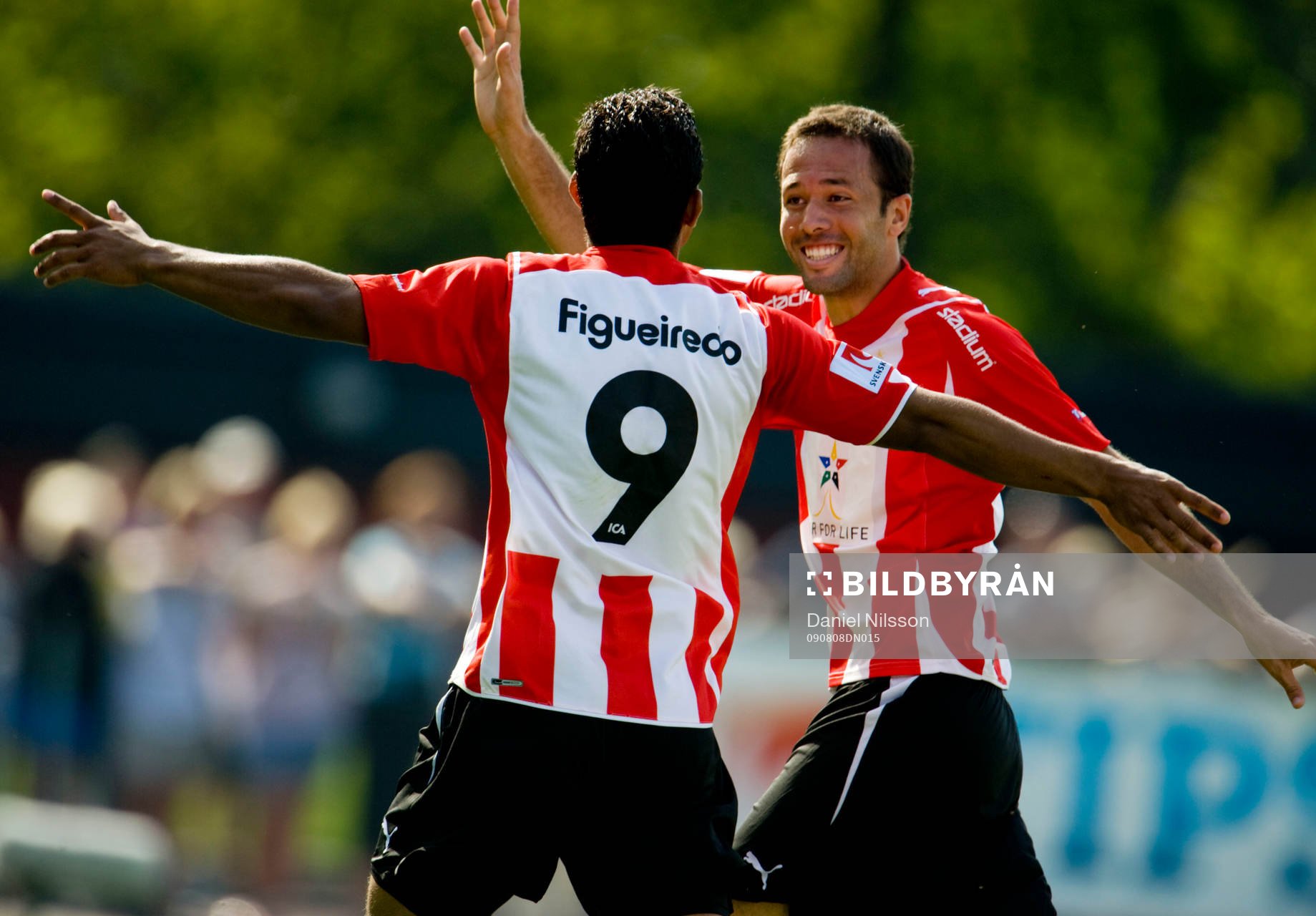 Wilton Figueiredo, Malmö gjorde 1-0. Jubel med Gabriel