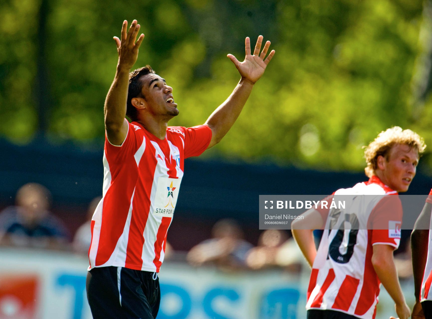 Wilton Figueiredo, Malmö gjorde 1-0 till Malmö. Jubel