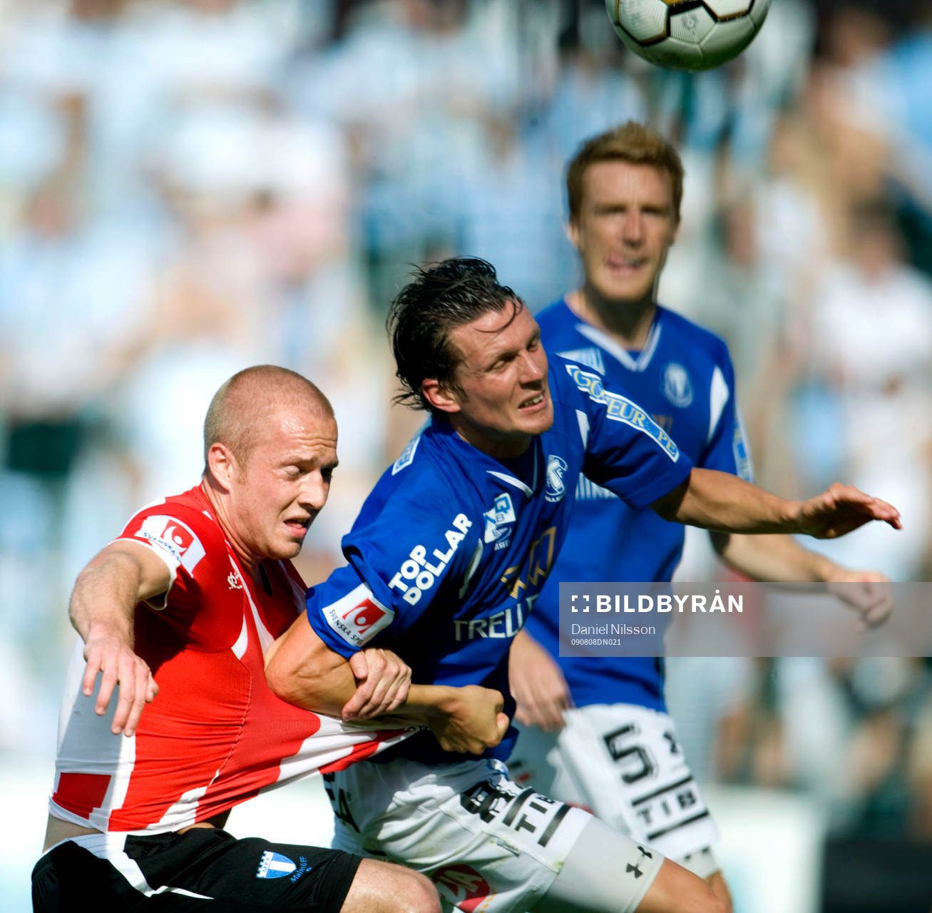 Daniel Larsson, Malmö och Kristian Haynes, Trelleborg