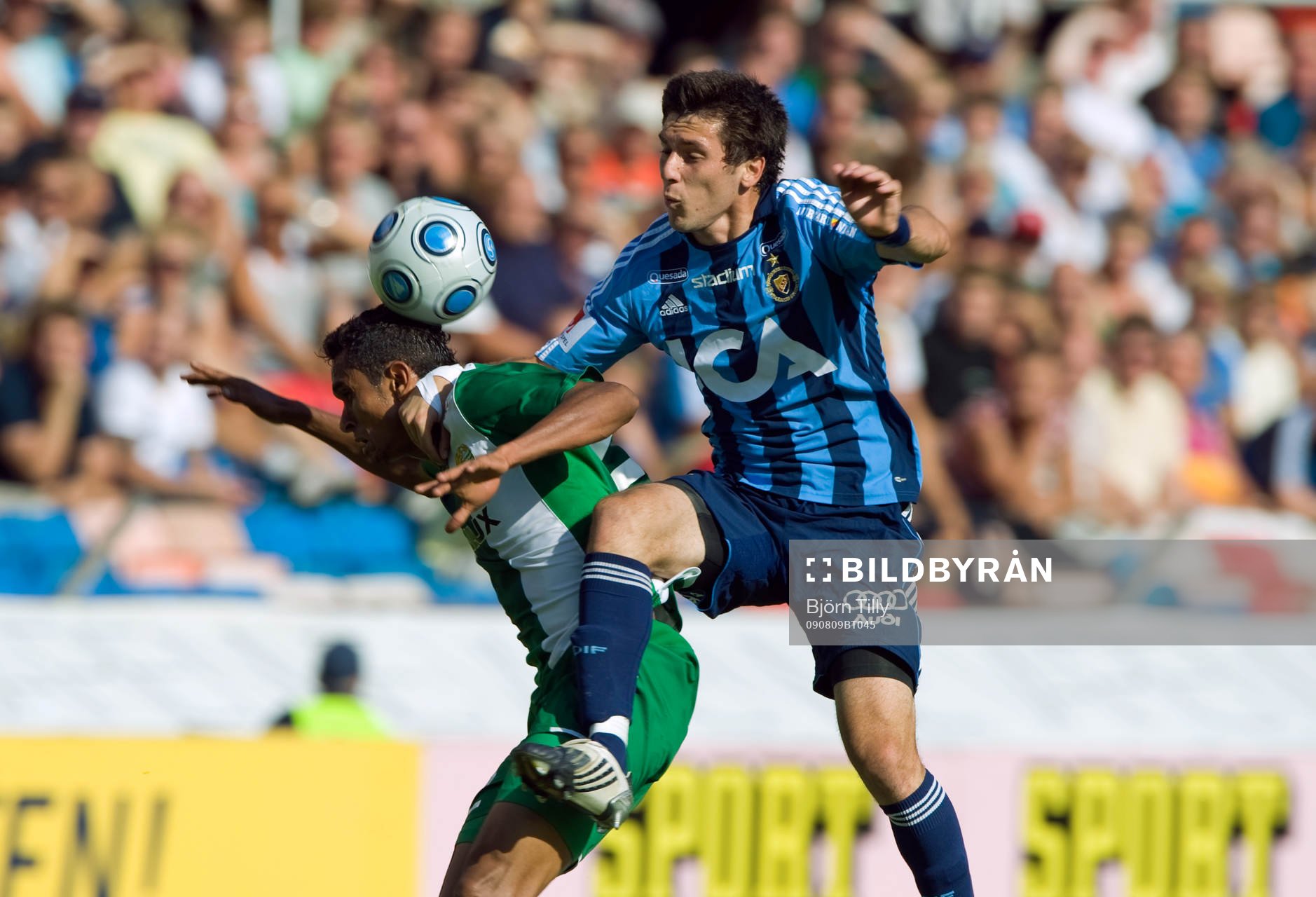 Claudio da Silva, Hammarby och Hrvoje Milic, Djurgården