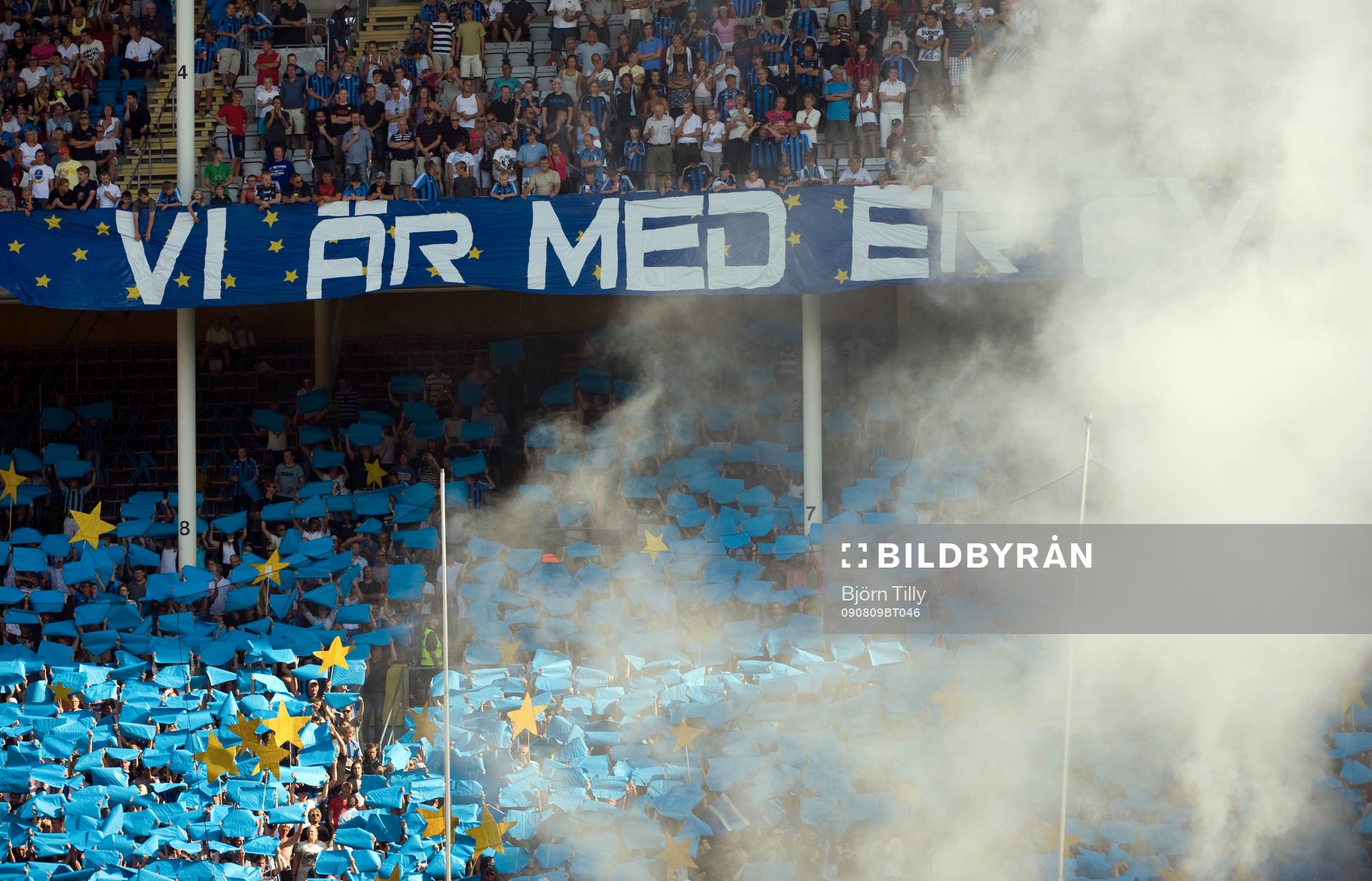 Djurgårdens klack. Läktare