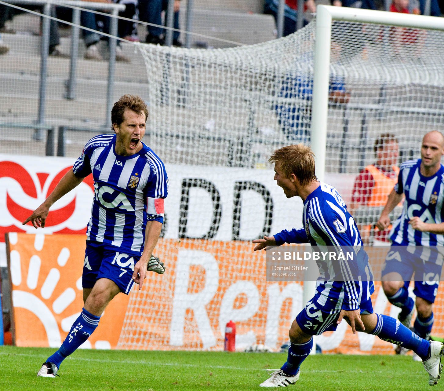 Tobias Hysén, IFK Göteborg, gör avgörande 1-2 målet.