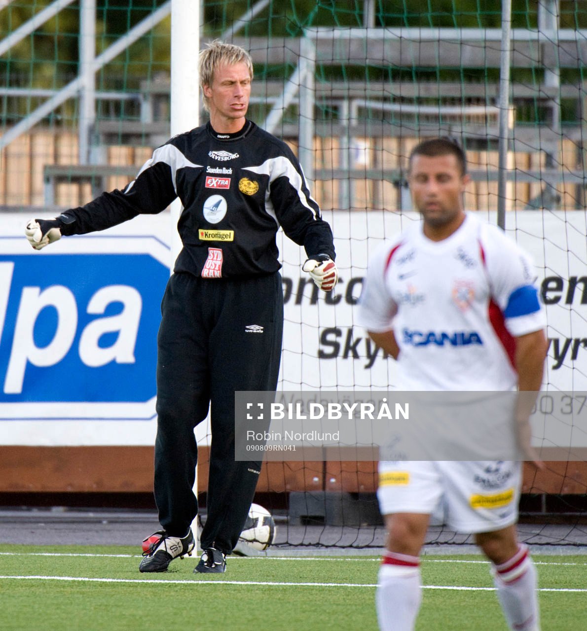 Mattias Asper, Målvakt Mjällby jubel
