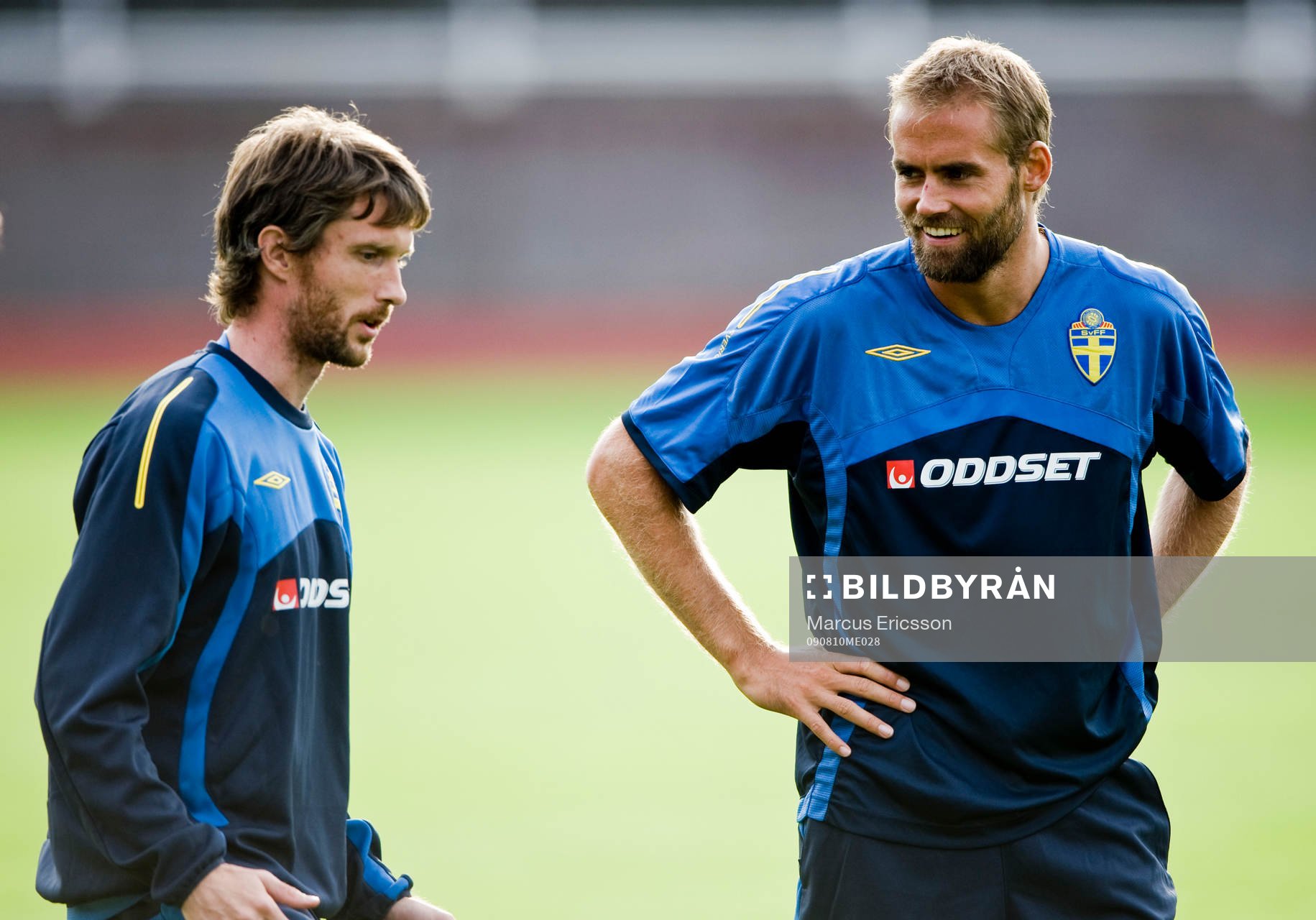Mikael Nilsson och Olof Mellberg