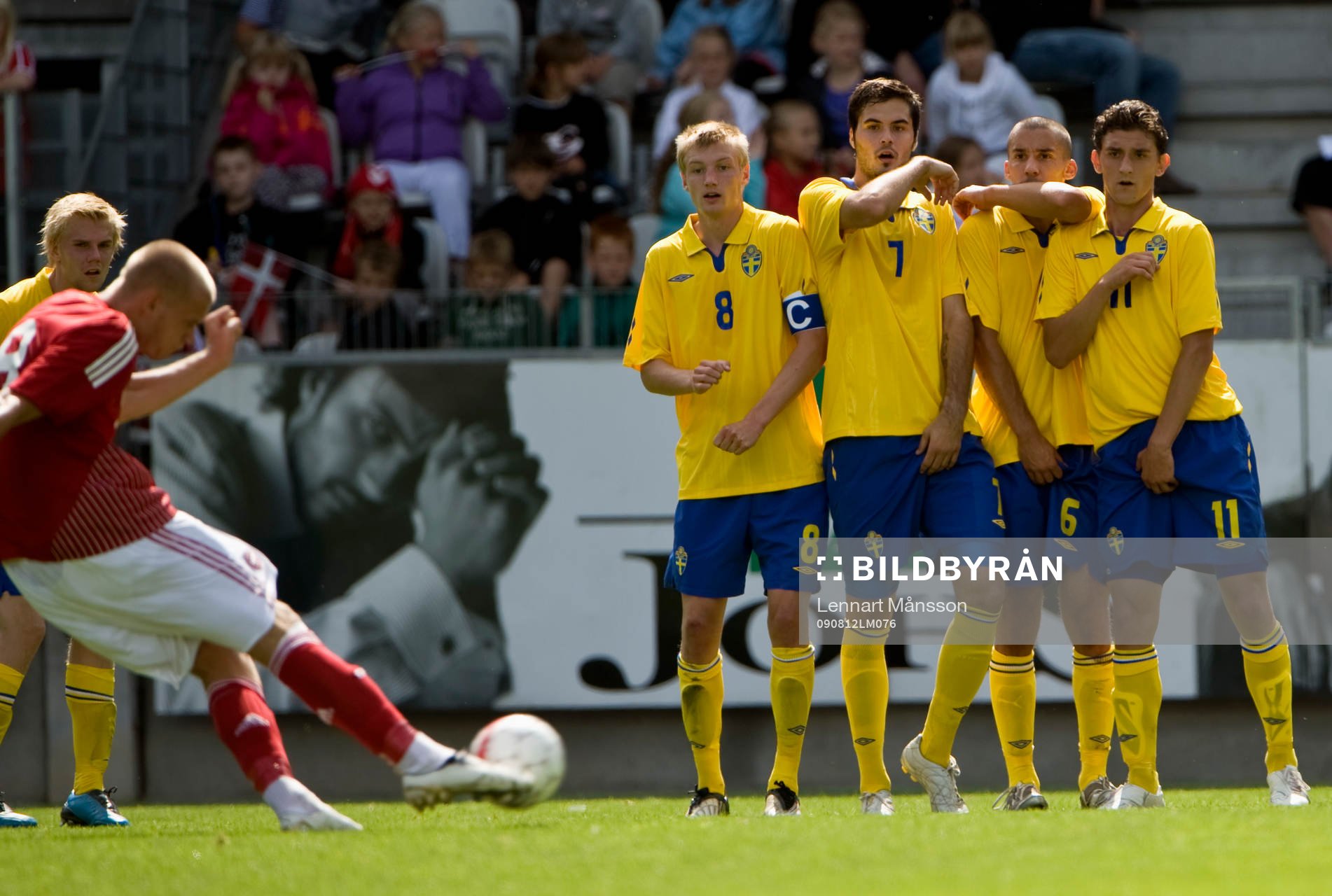 Mur, försvar, försvarsmur, frispark. Frv, Sebastian