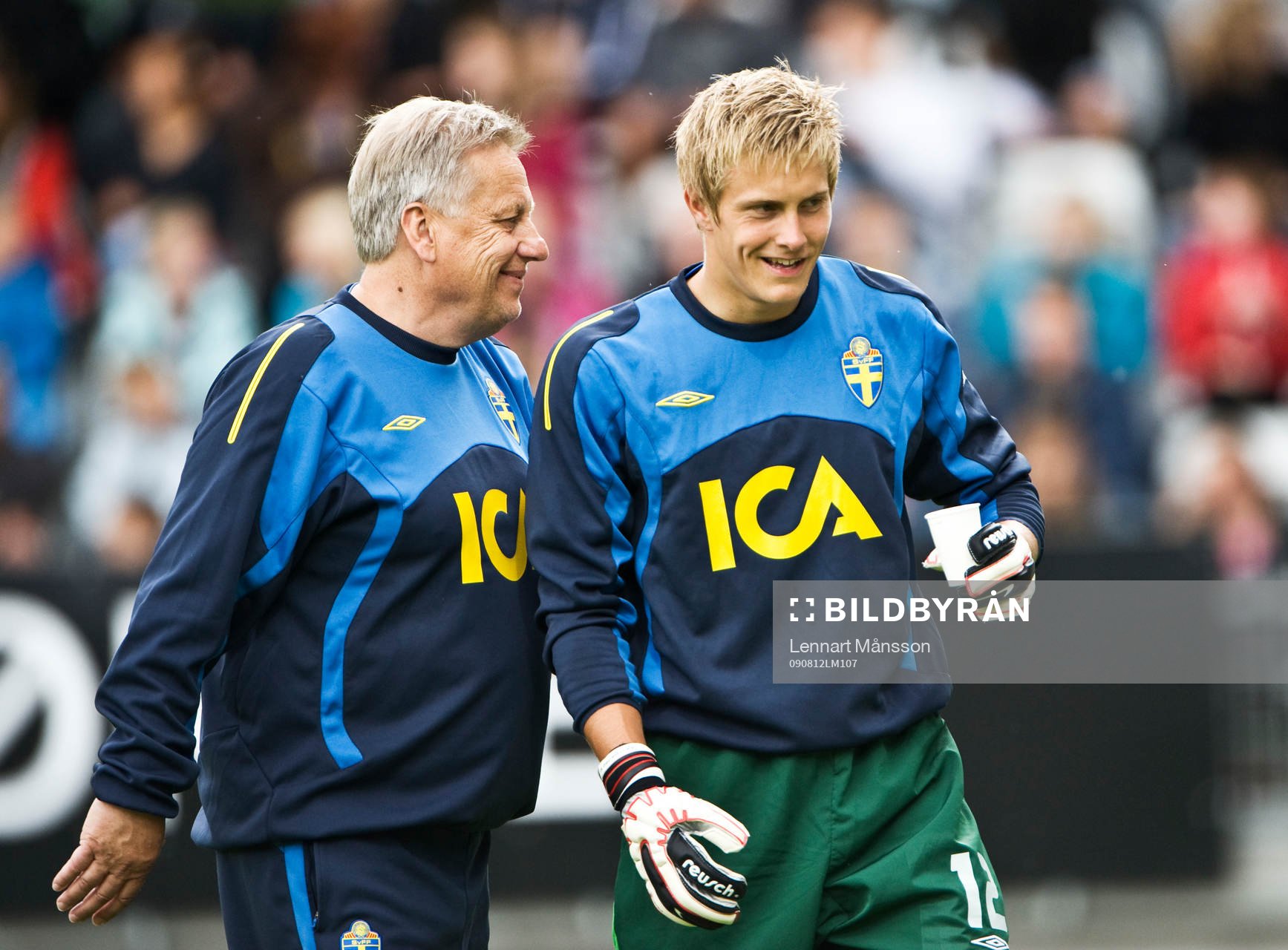 Tommy Söderberg, förbundskapten och Karl-Johan Johnsson,
