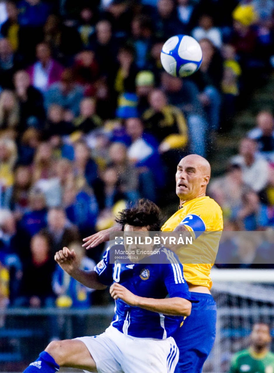 Jari Litmanen, Finland och Daniel Majstorovic, Sverige