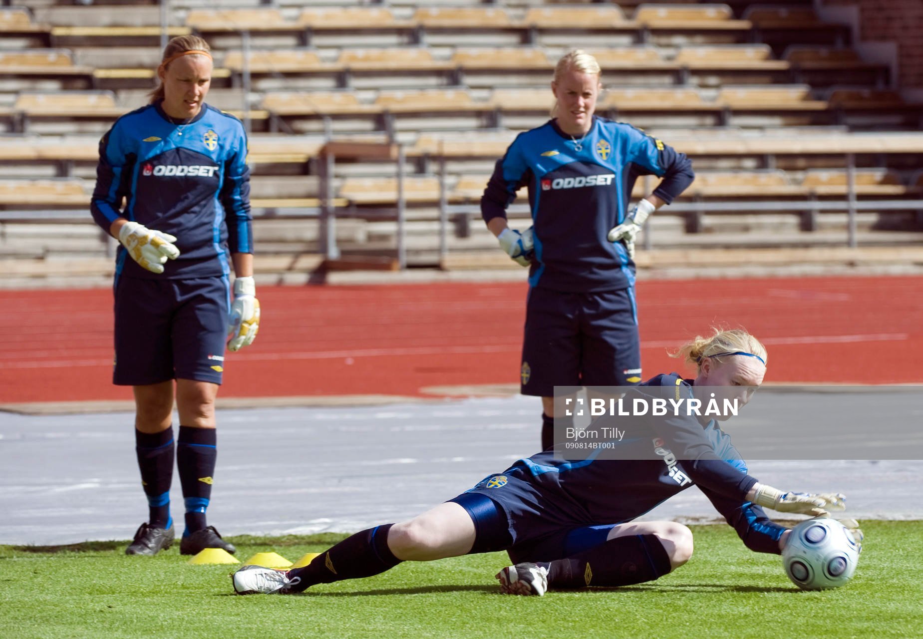Hedvig Lindahl, målvakt, Ulla-Karin Rönnlund, målvakt