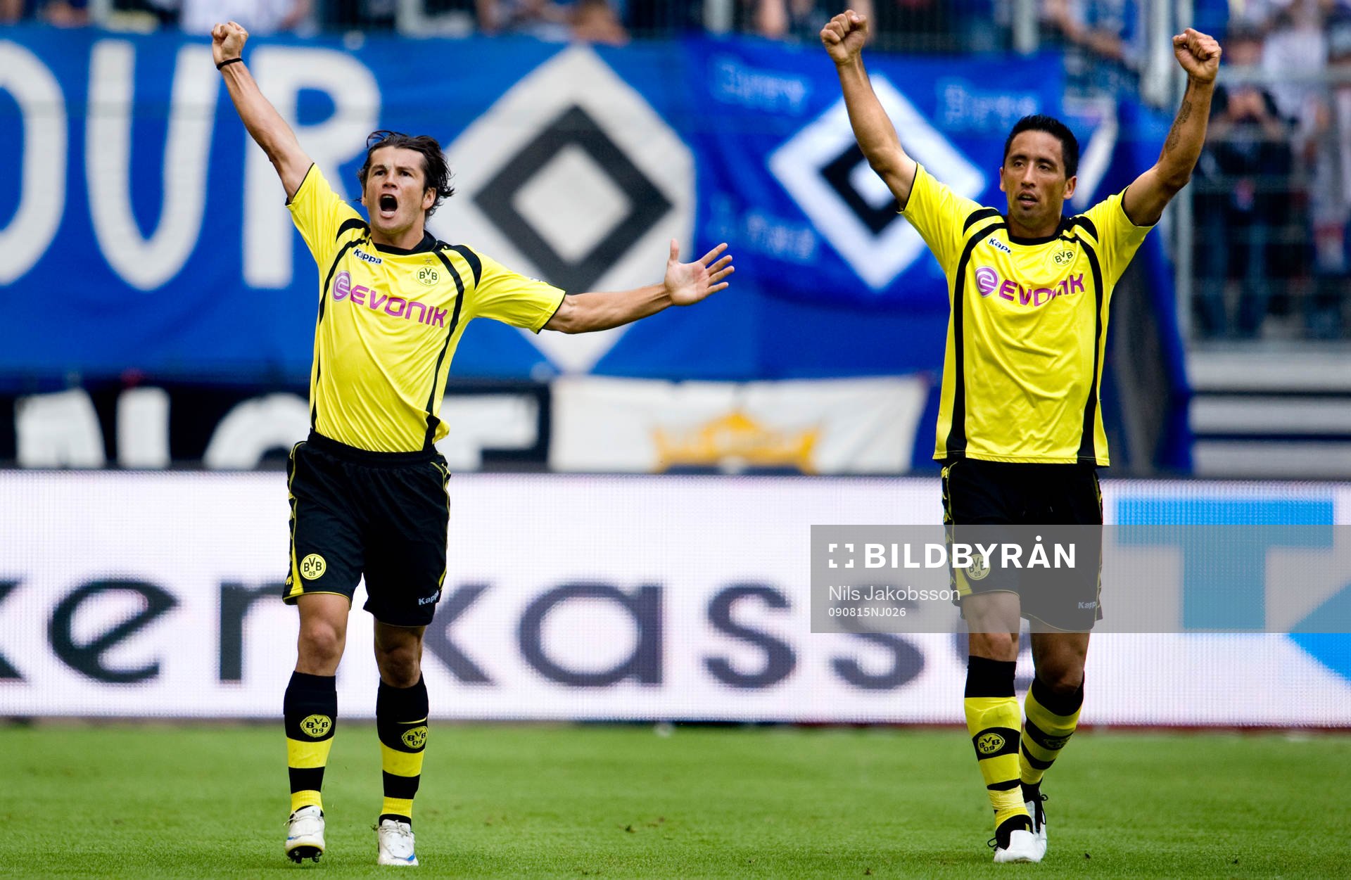  Nelson Valdez, Borussia Dortmund, jubel.