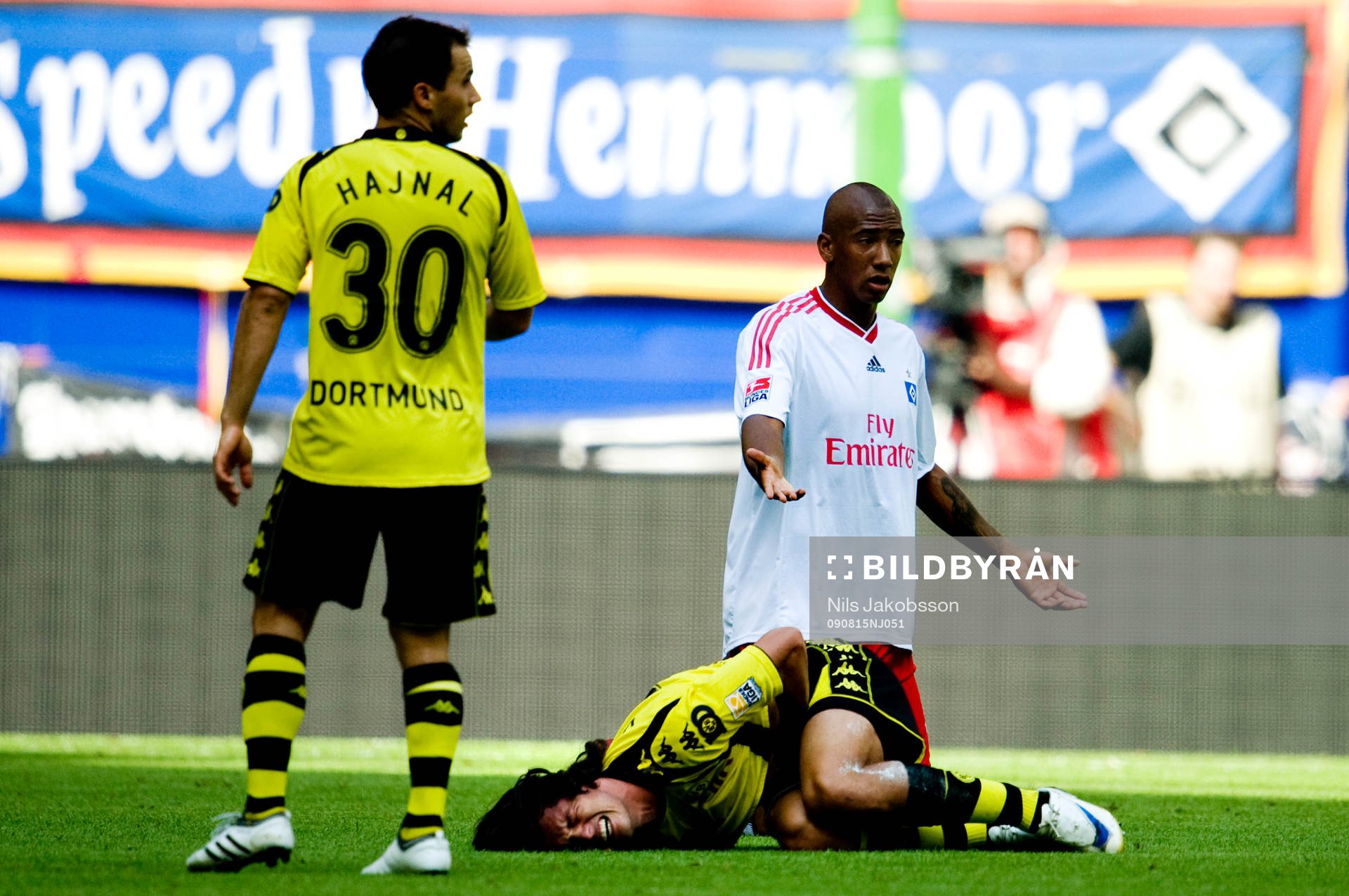 Nelson Valdez, Borussia Dortmund, grinar illa medan Felipe