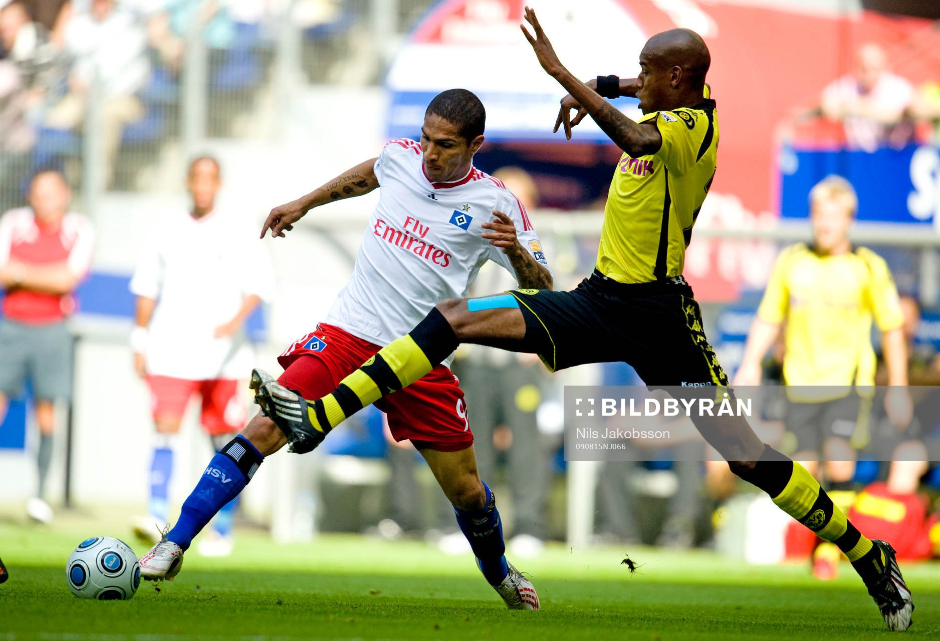 Paolo Guerrero, Hamburg, Felipe Santana, Borussia Dortmund