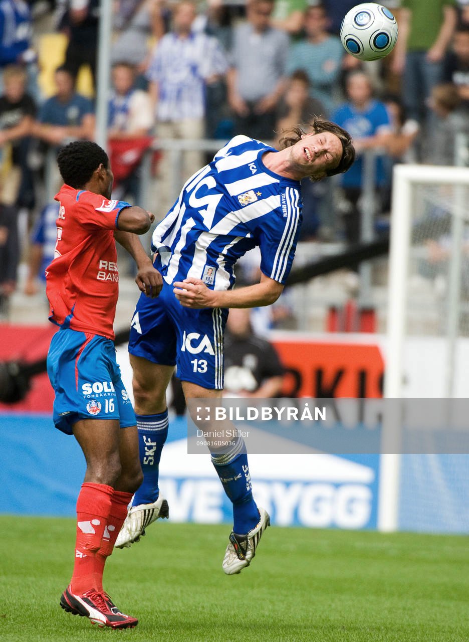 René Makondele, Helsingborg. Gustav Svensson, IFK Göteborg