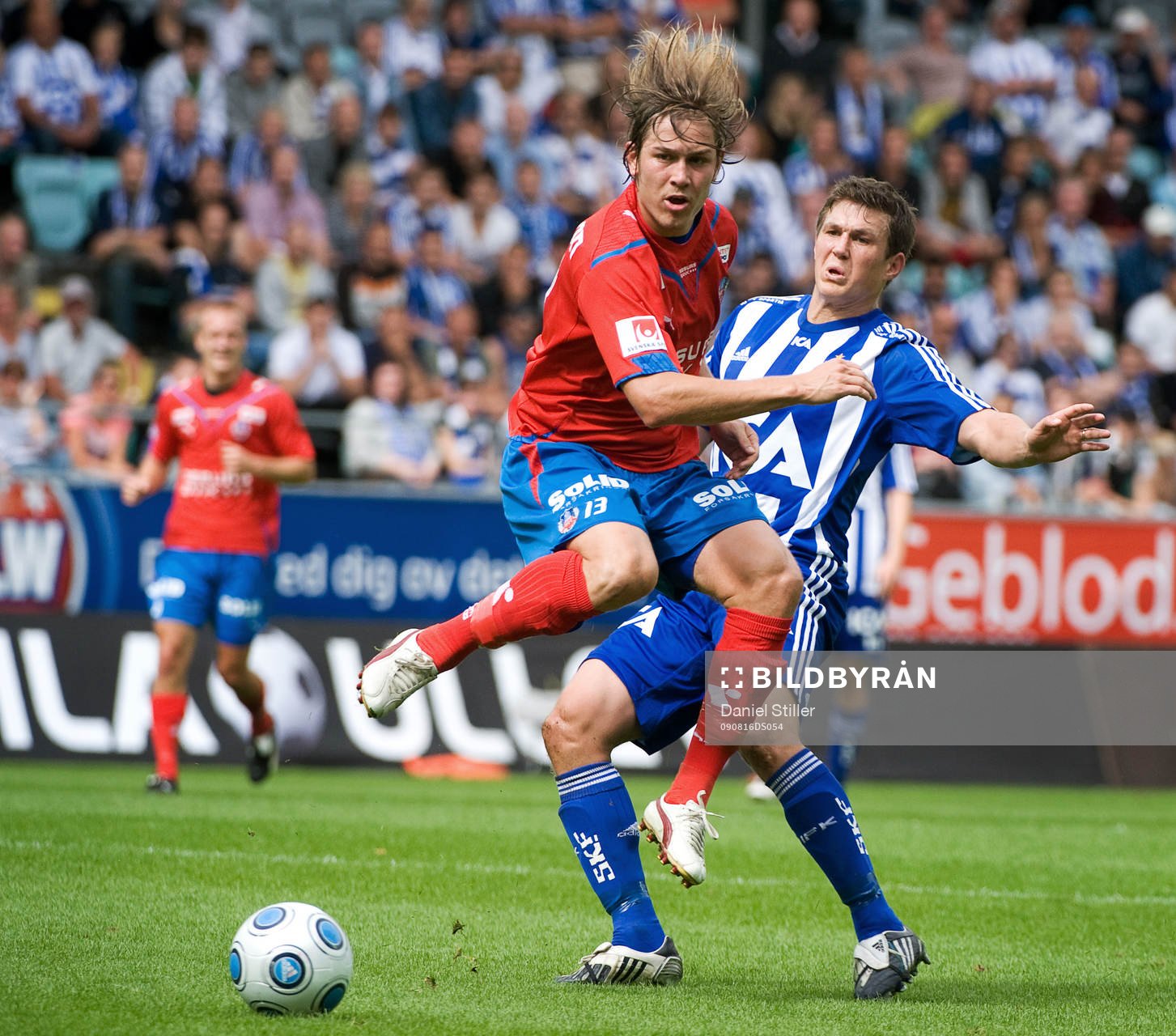 Olafur Skulason, Helsingborg. Hannes Stiller, IFK Göteborg