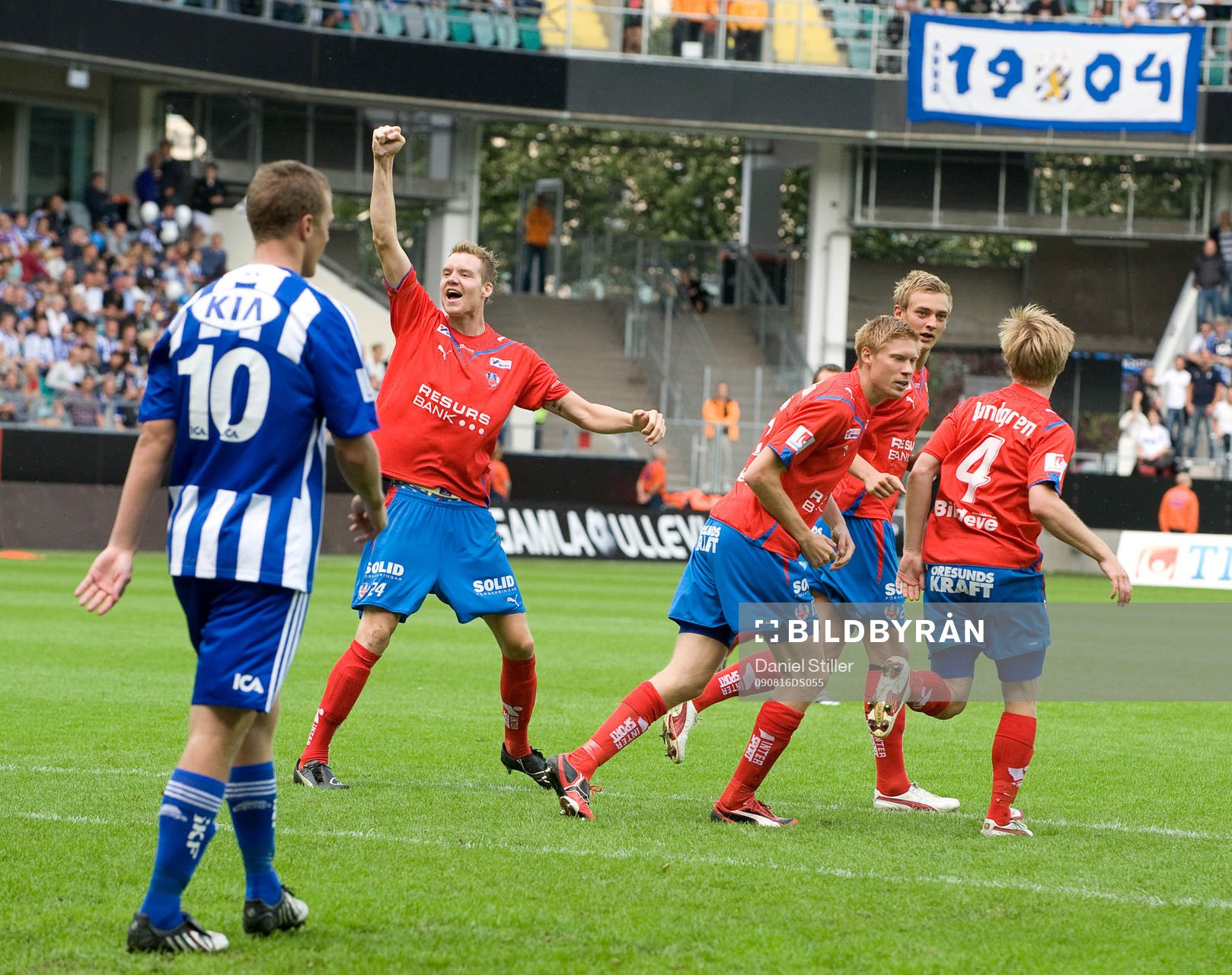 Marcus Nilsson, Helsingborg, jubel