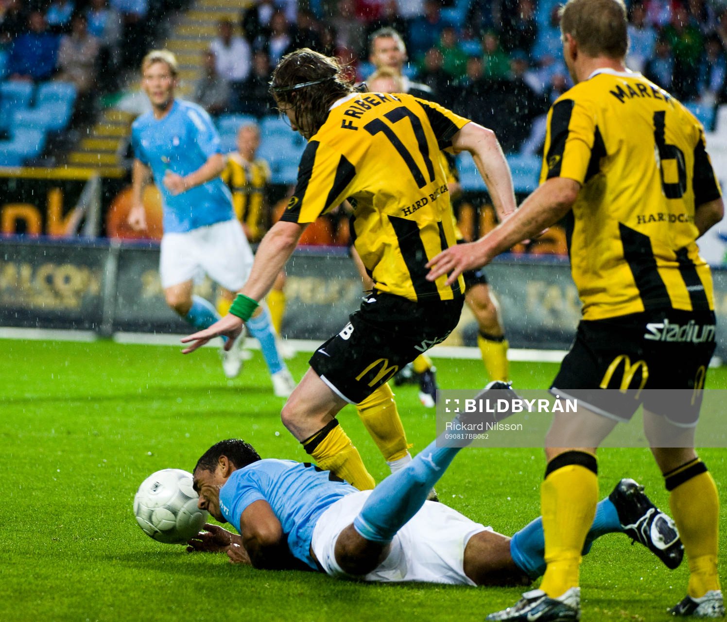 Erik Friberg, Häcken trycker ner Wilton Figureido, Malmö