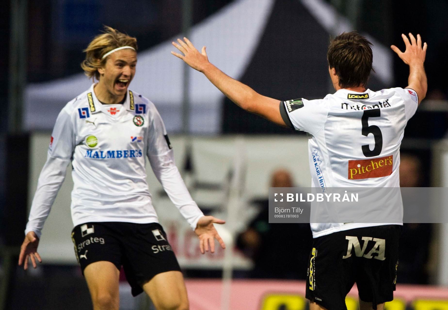 Markus Astvald och Per Johansson, Örebro, jubel