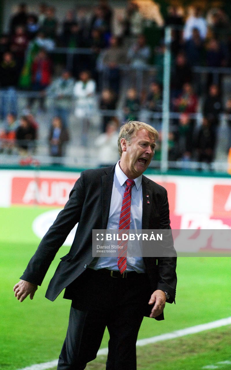 Åge Hareide, tränare, är missnöjd
