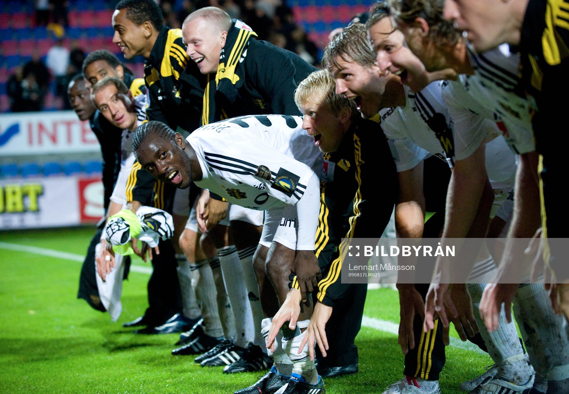 Dulee Johnson, jubel för  AIK