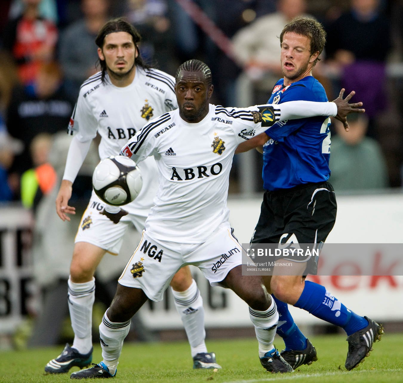 Dulee Johnson, AIK och Jonas Gudni Saevarsson, Halmstad