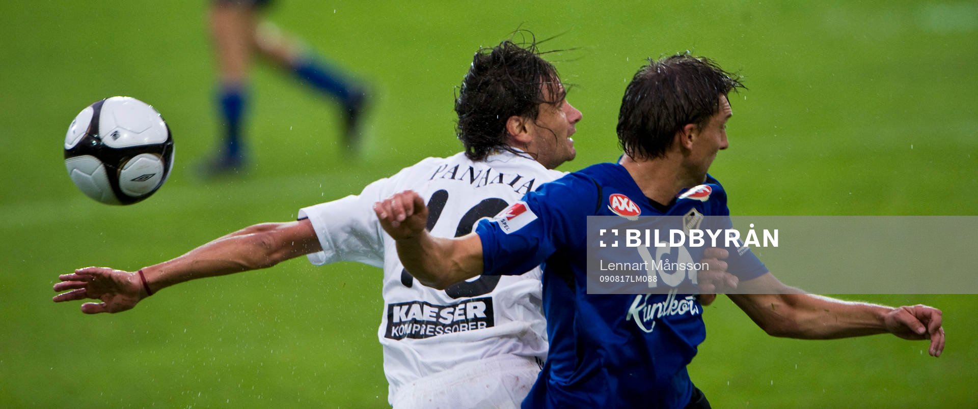 Ivan Obolo, AIK och Mikael Rosén, Halmstad