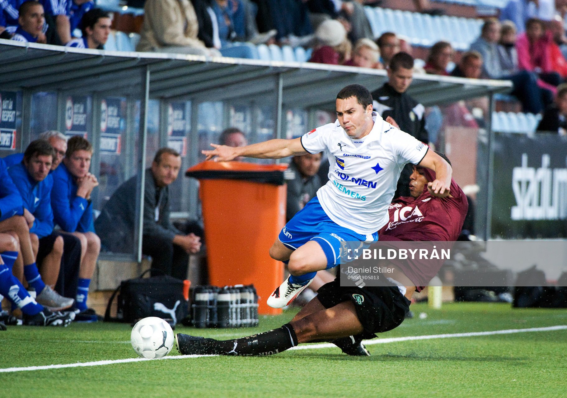 Armando Ibrakovic, Norrköping. Kyle Konwea, Qviding
