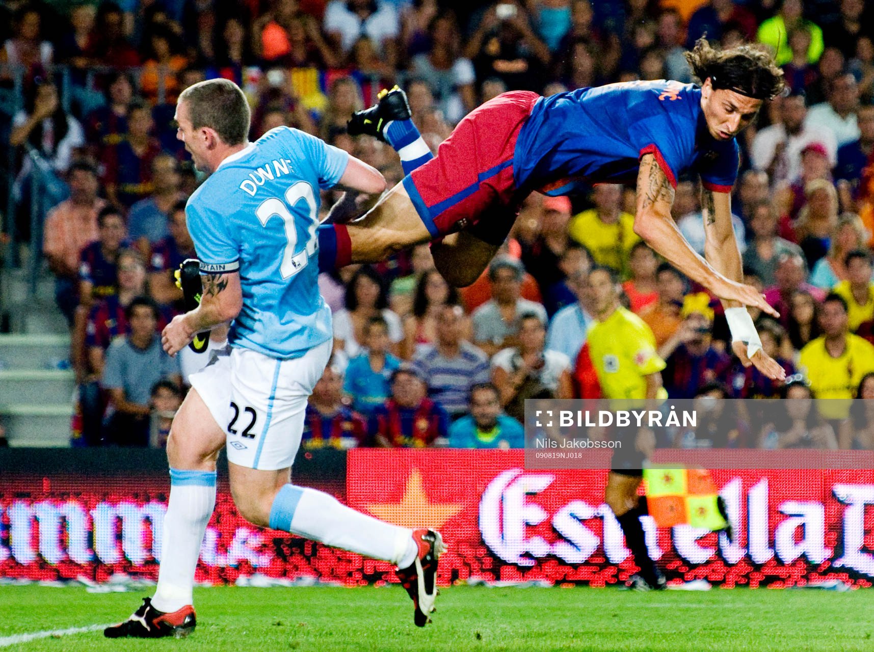 Dunne, Manchester City, Zlatan Ibrahimovic, Barcelona