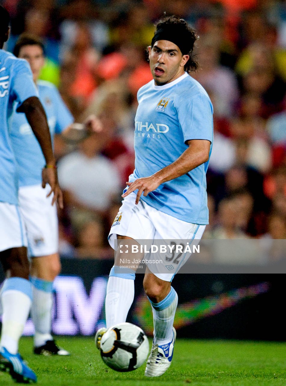  Carlos Tevez, Manchester City.