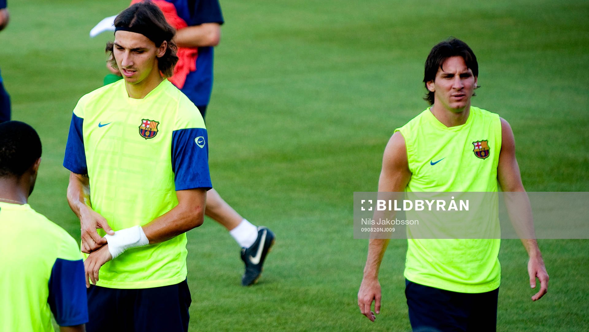Zlatan Ibrahimovic och Lionel Messi