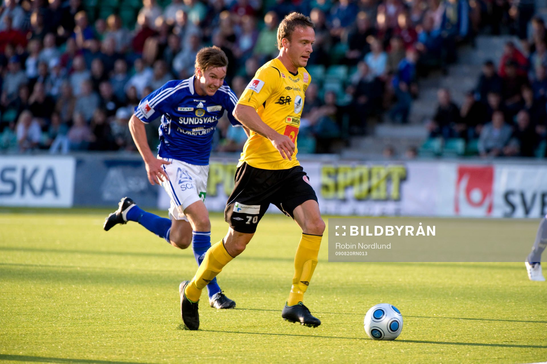 Marcus Ekenberg, Mjällby mot Kristian Ek, Sundsvall