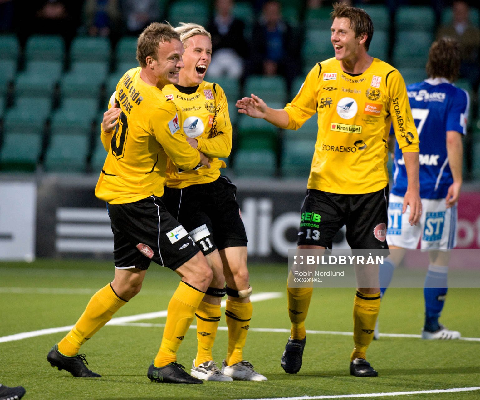Adam Berner, Mjällby jubel
