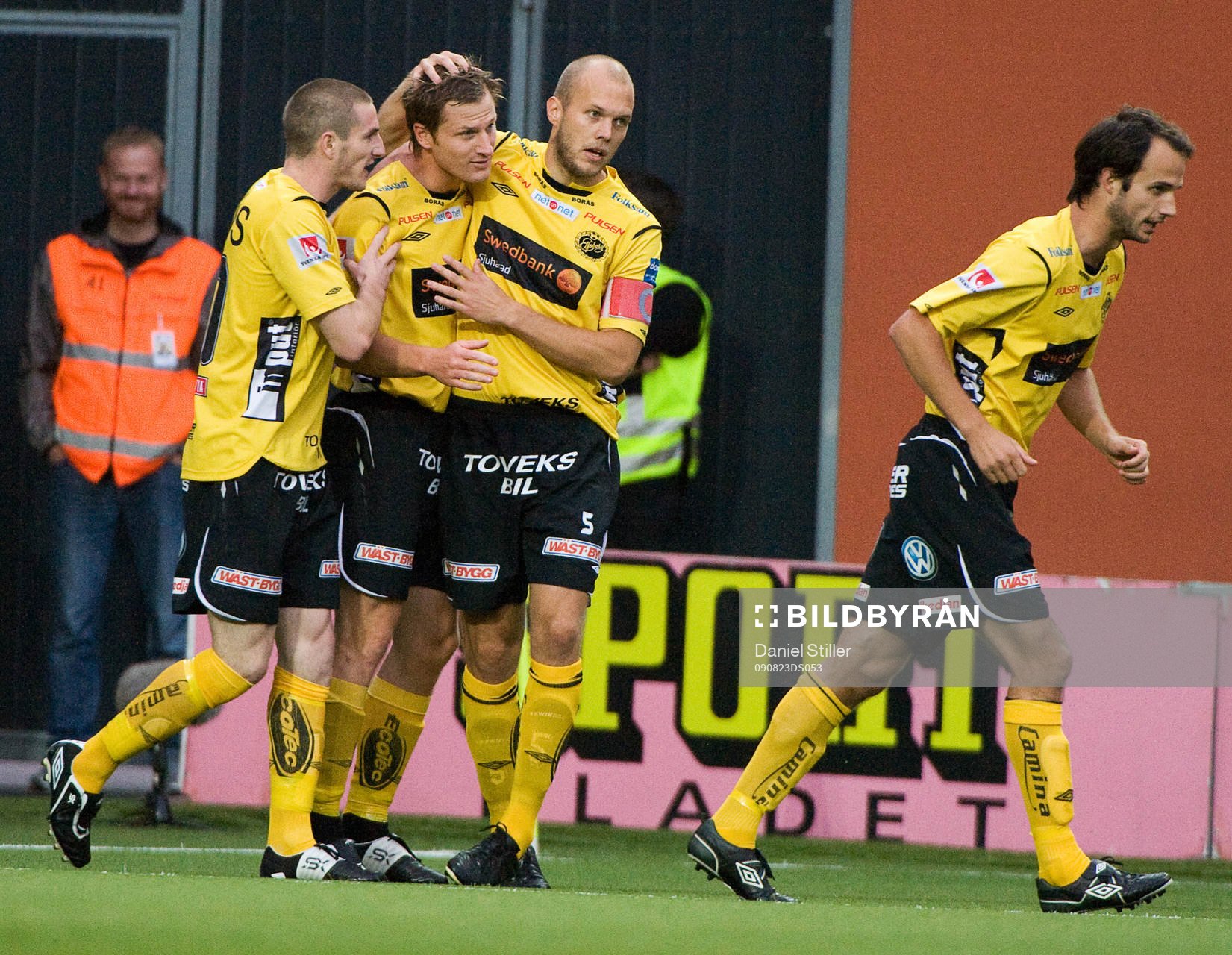 Daniel Mobaeck gör 1-0 till Elfsborg, jubel
