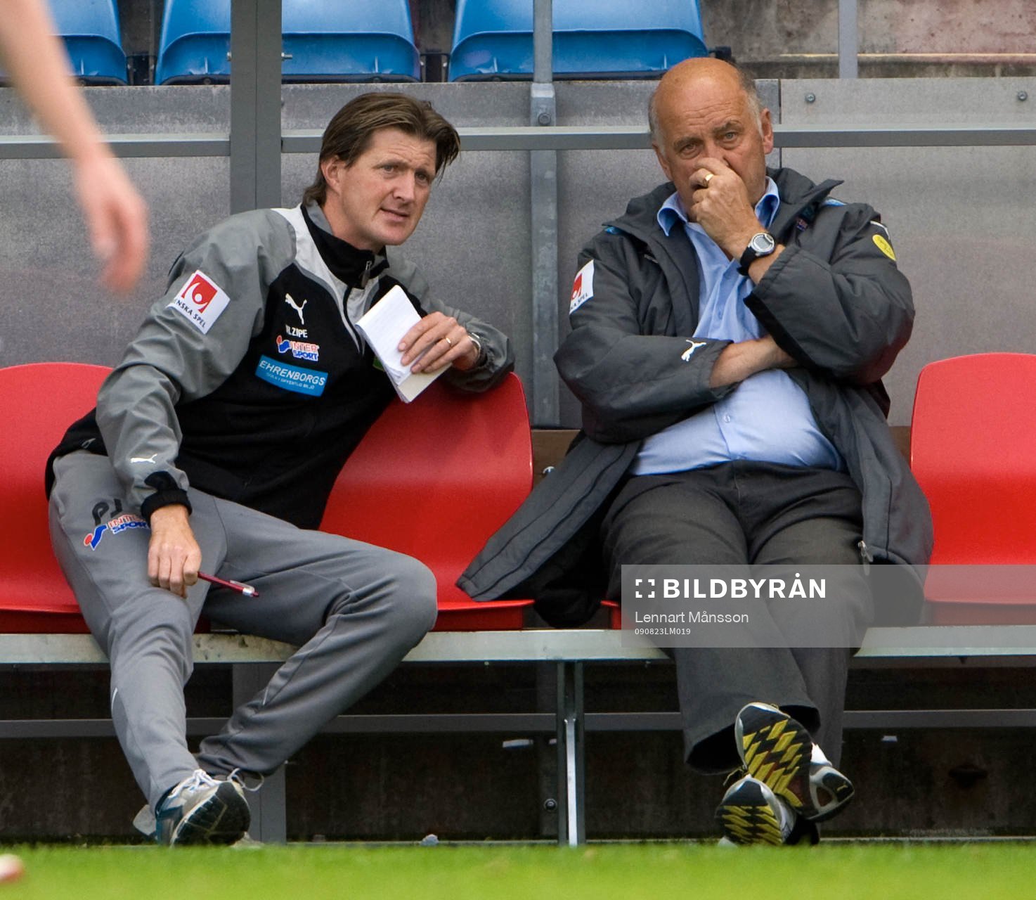 Patrik Johansson, ledare och Benny Lennartsson