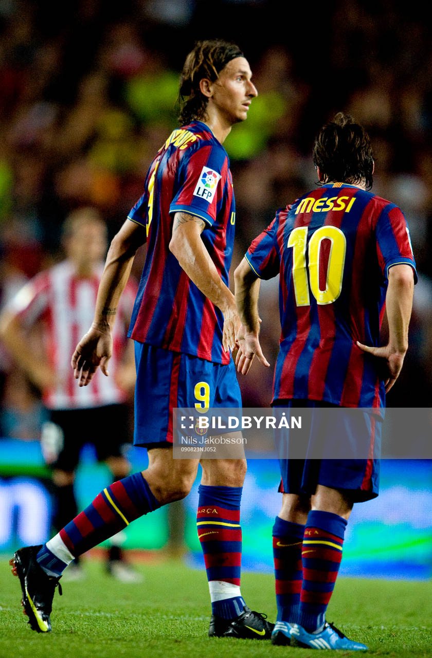 Zlatan Ibrahimovic, Lionel Messi, Barcelona