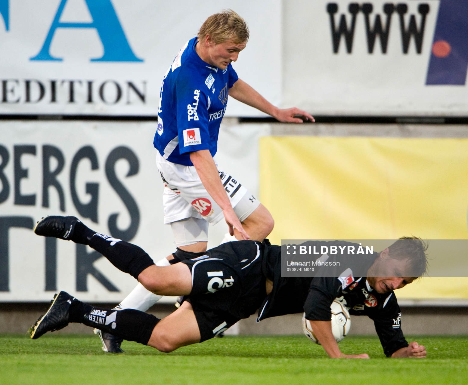 Fredrik Jensen, Trelleborg och Tomas Zvirgzdauskas, Halmstad