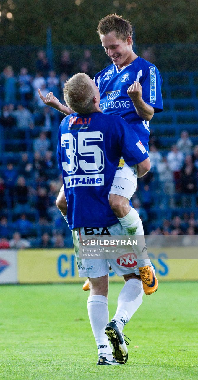 4-0 Andreas Wihlborg, jubel och hissas av Joakim Nilsson