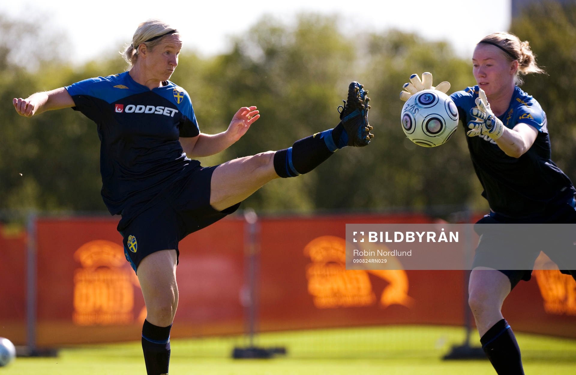 Victoria Sandell Svensson mot Hedvig Lindahl, Målvakt