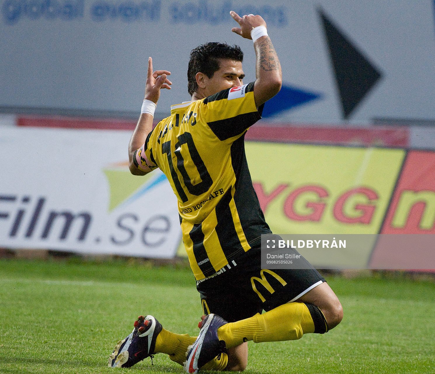 Paulinho, Häcken. Jubel
