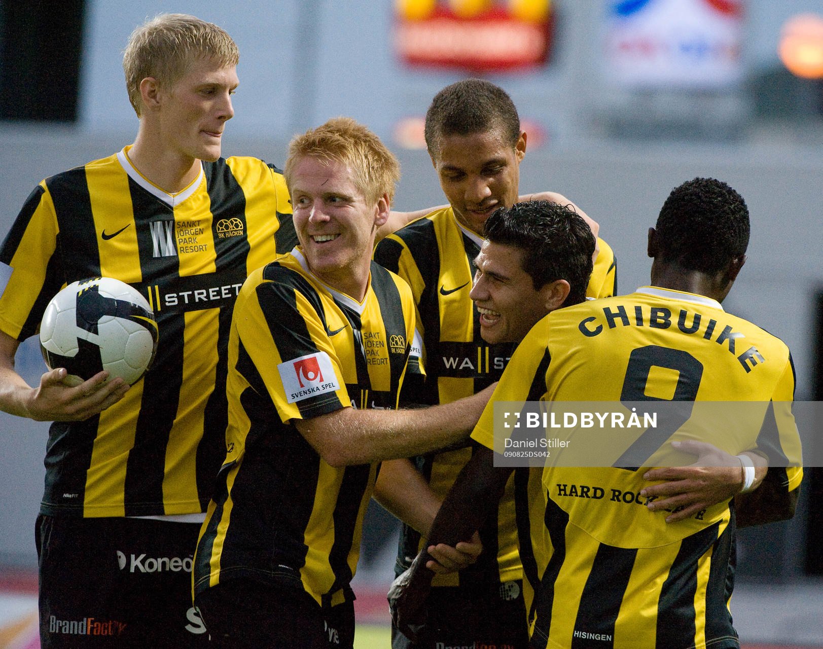 Paulinho, Häcken. Jubel