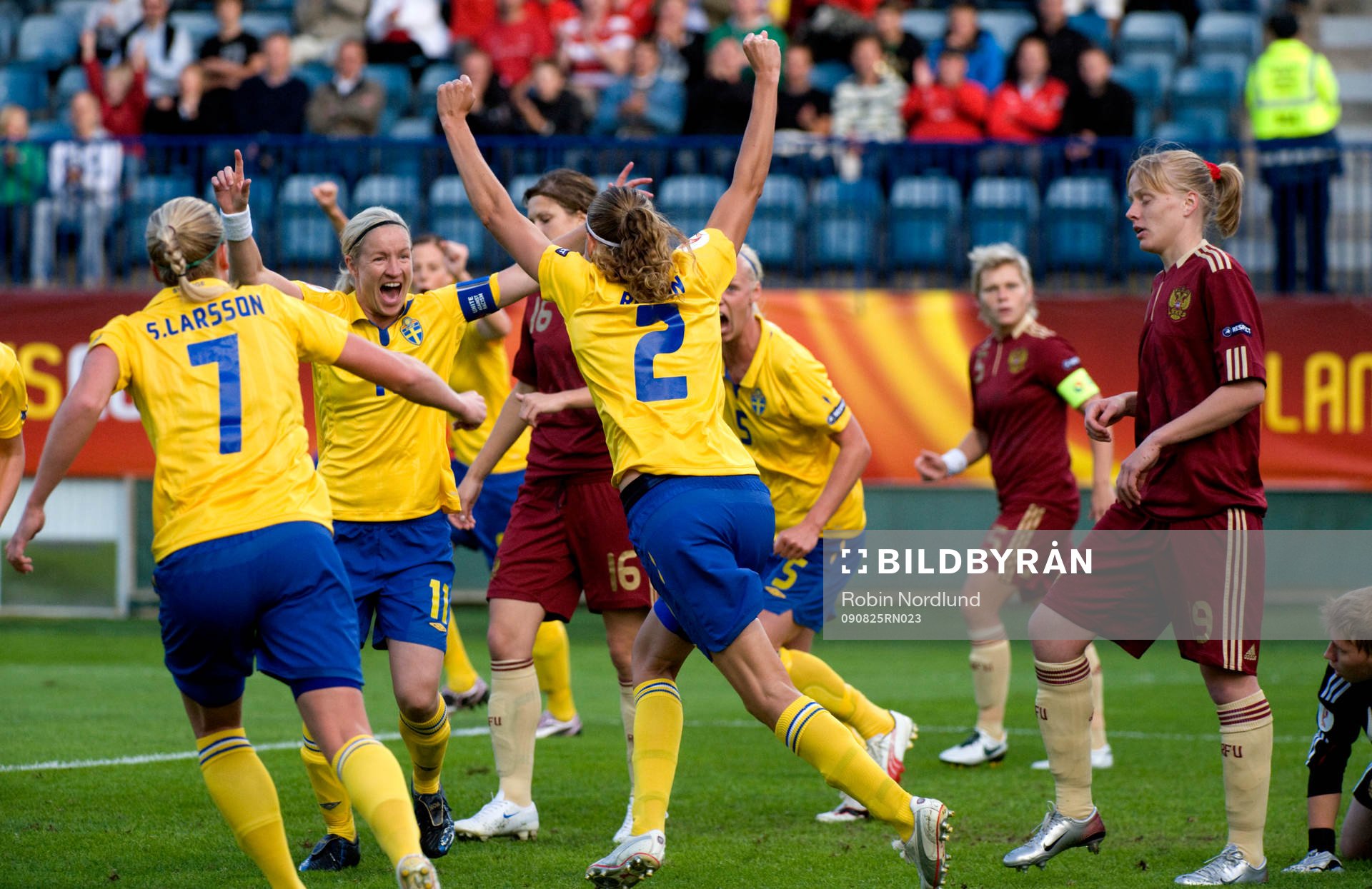 Charlotte Rohlin, Sverige, jubel