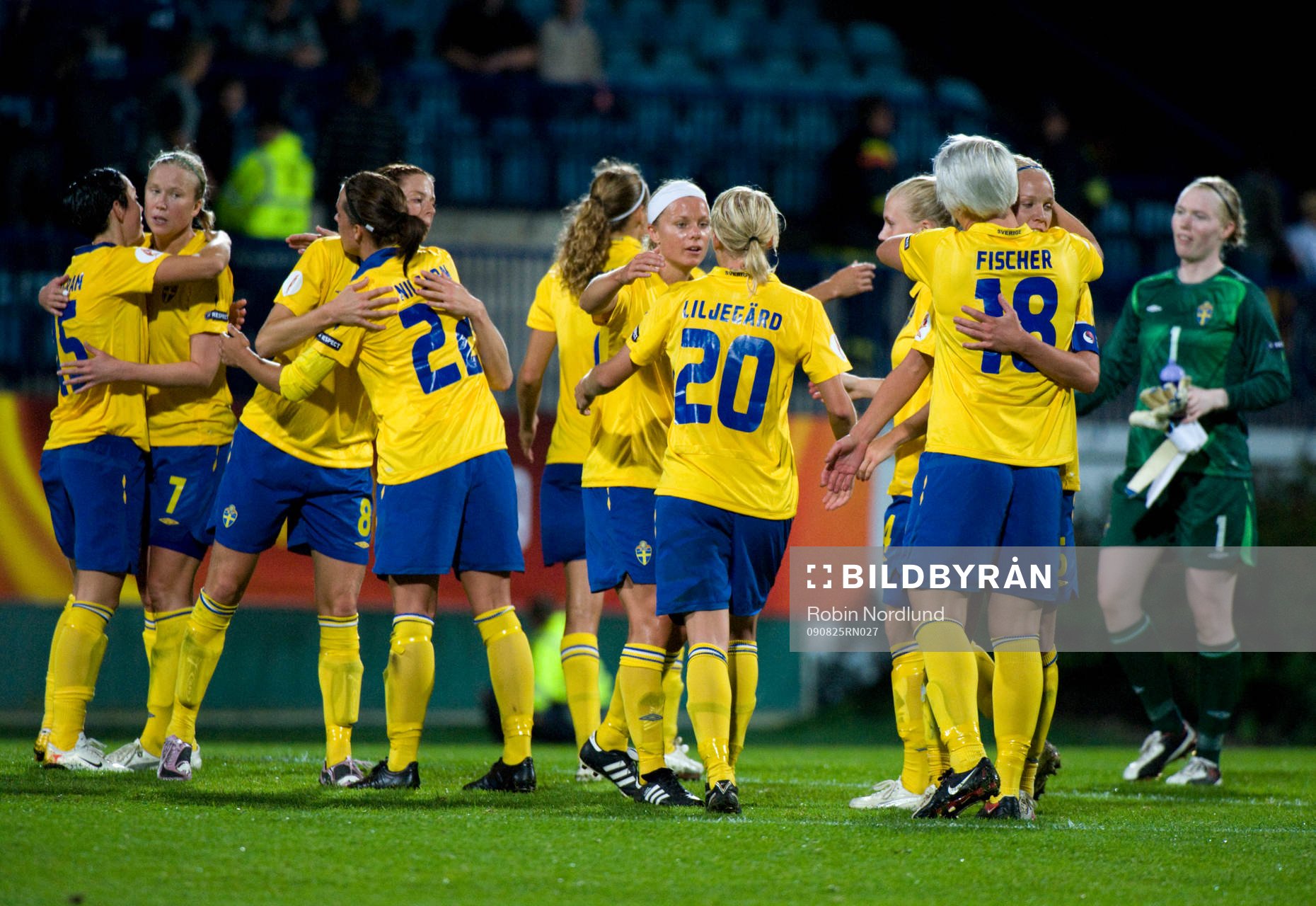 Fotboll, Dam, EM, Sverige, jubel