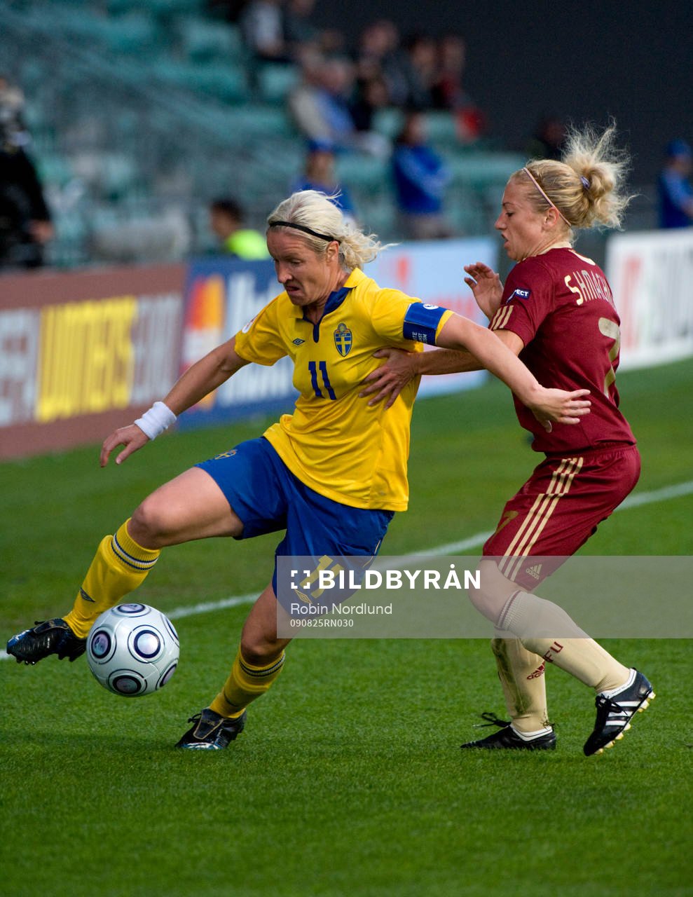 Victoria Sandell Svensson, Sverige och Oksana Shmachkova,