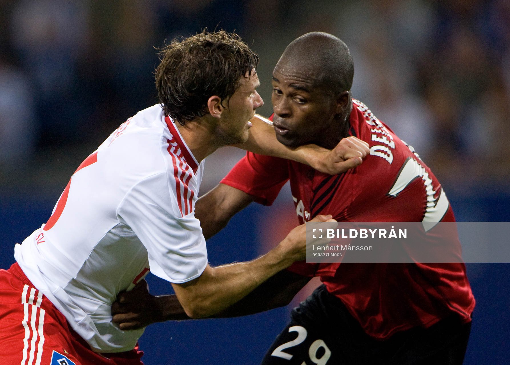Marcus Berg, Hamburg och Luis Delgado, Guingamp