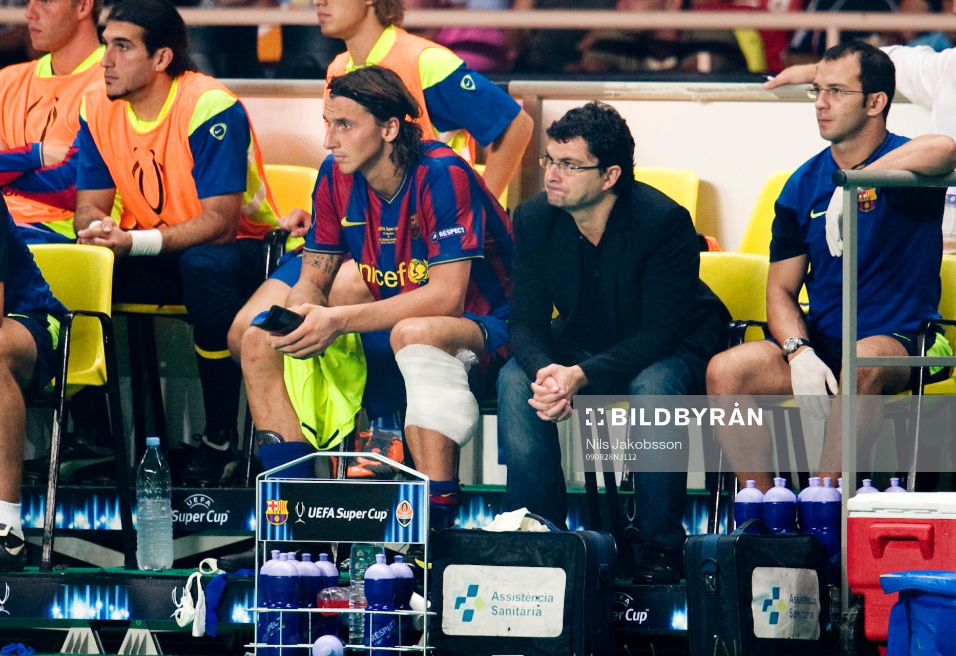 Zlatan Ibrahimovic, Barcelona med en lindad vad, skada?