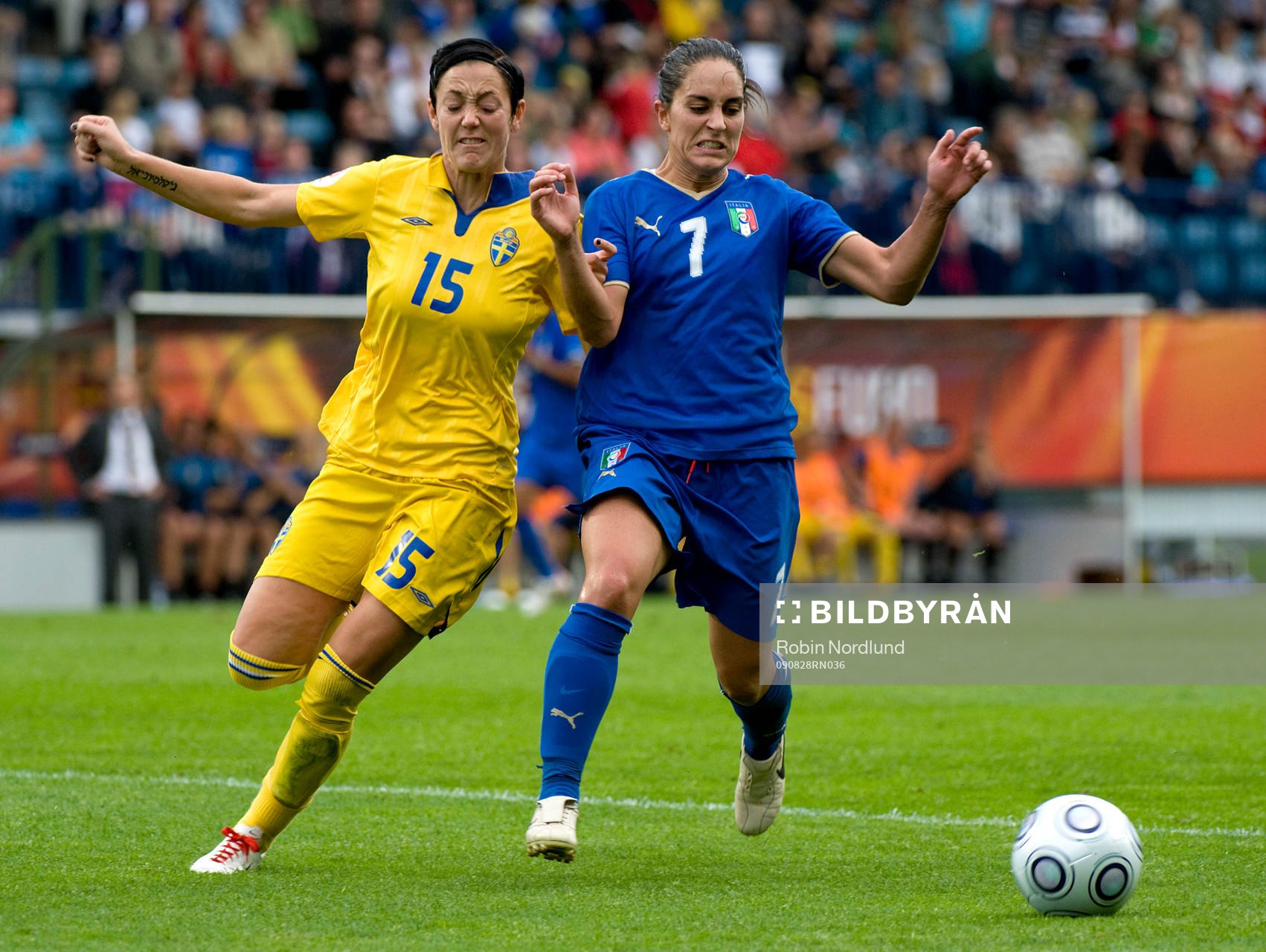  Therese Sjögran, Sverige mot Giulia Domenichetti, Italien