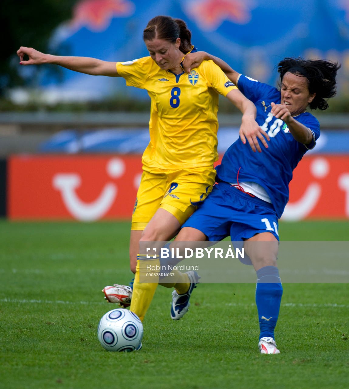 Lotta Schelin, Sverige mot Tatianda Zorri, Italien