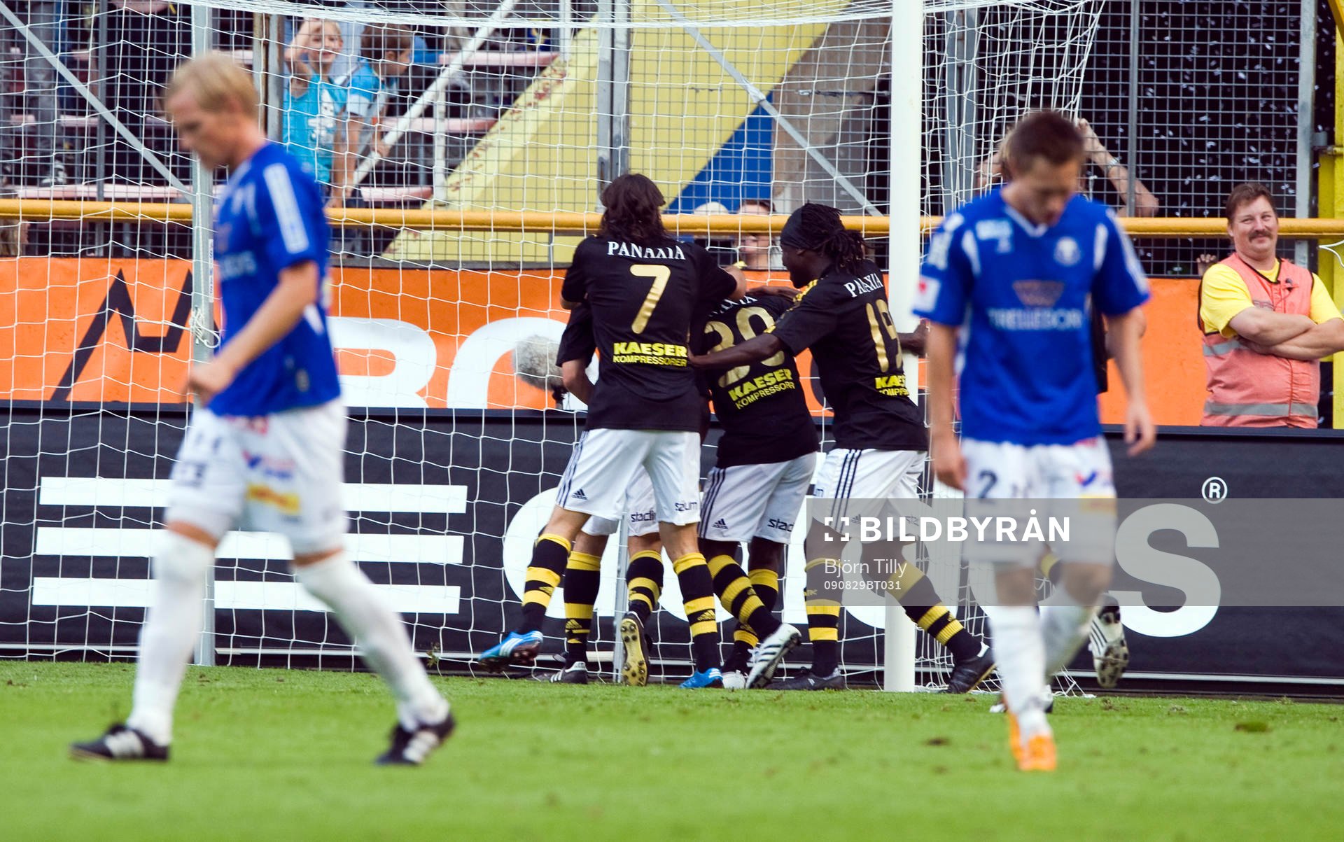 AIK jubel och Trelleborg depp