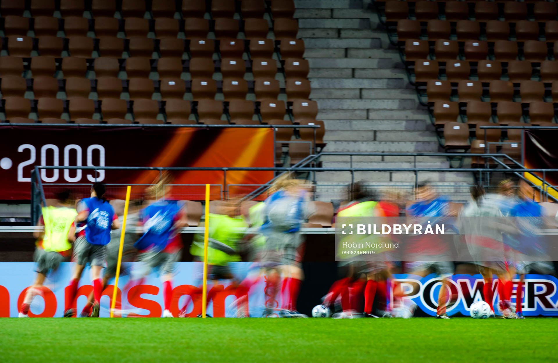 Fotboll, Dam, EM, England, träning