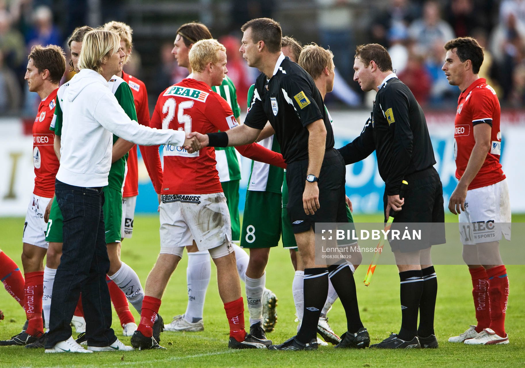 Tony Gustavsson, tränare, Hammarby tackar Daniel