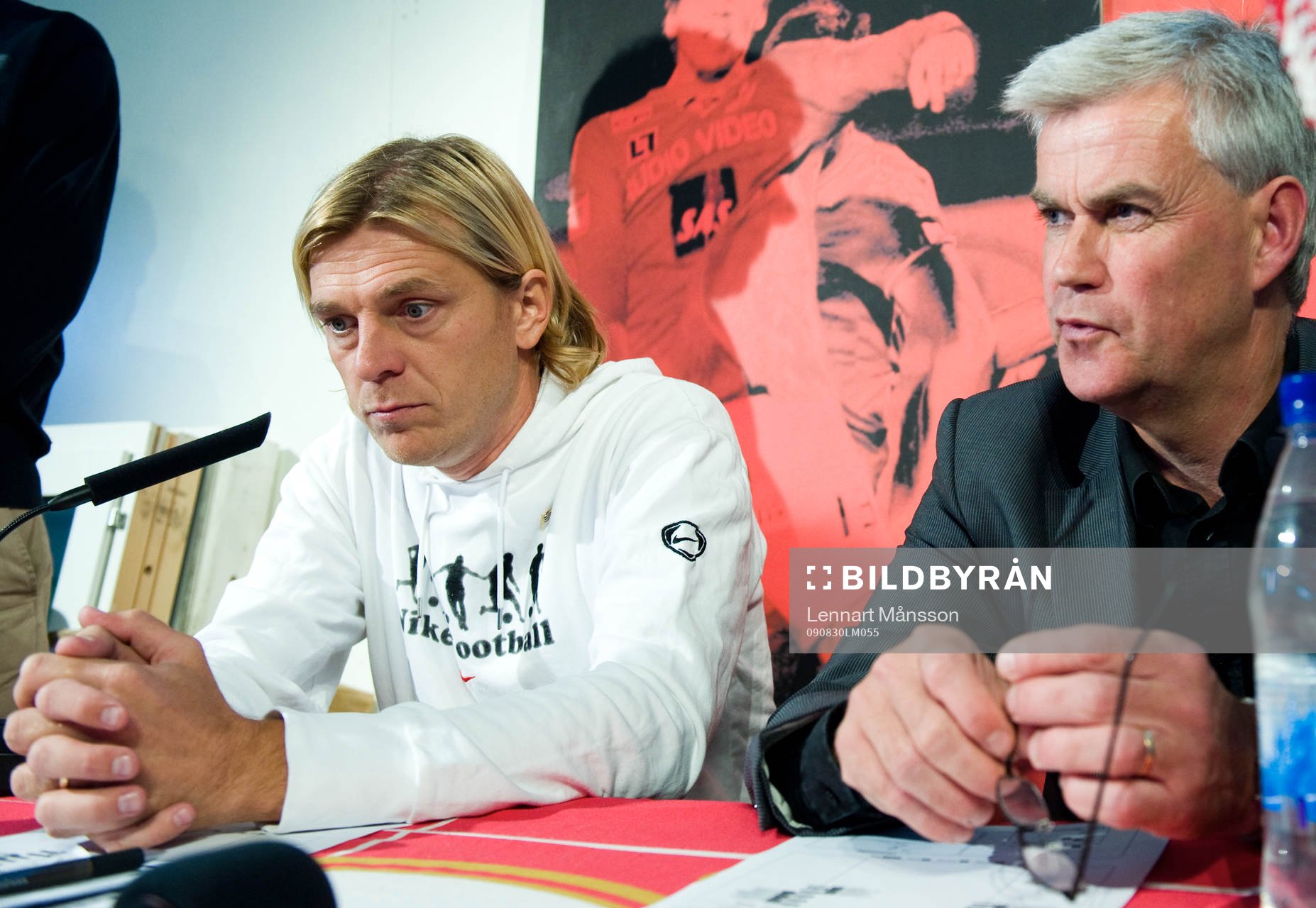 Tony Gustavsson och Nanne Bergstrand, tränare