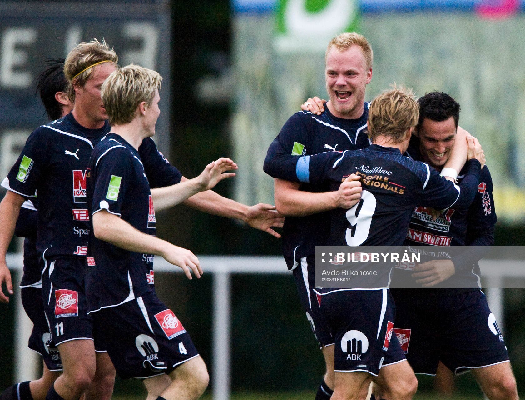 Niclas Fischer, Kristianstad, jubel